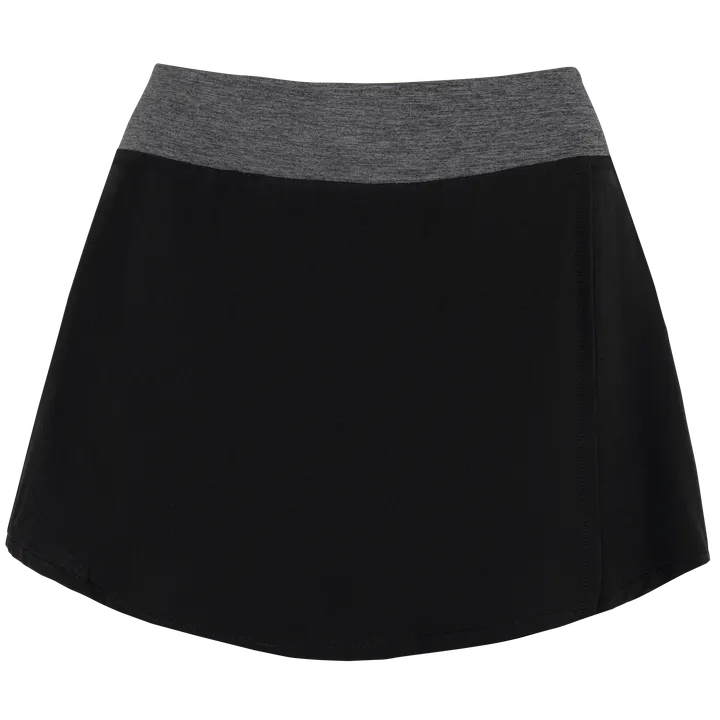Rock mit integrierten Shorts Black / Marl Dark Grey
