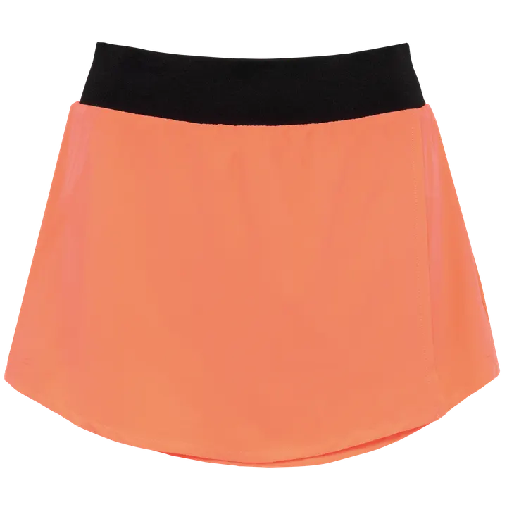 Rock mit integrierten Shorts Coral / Black