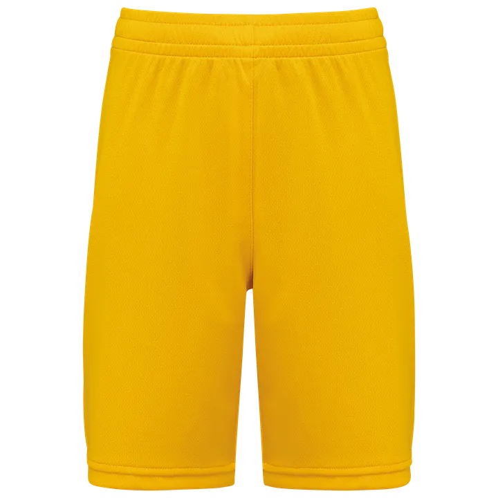 Herren-Basketball-Shorts Sporty Yellow