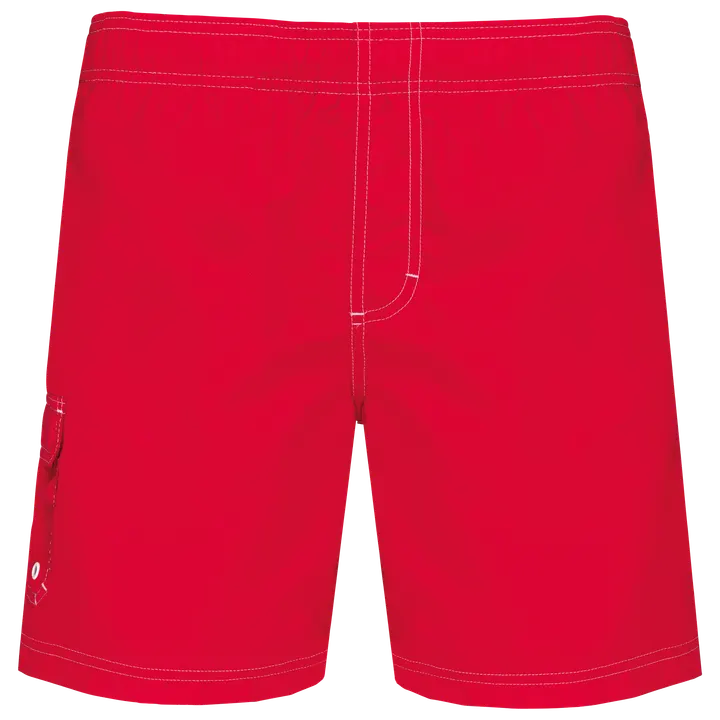 Herren Bade-Short Red