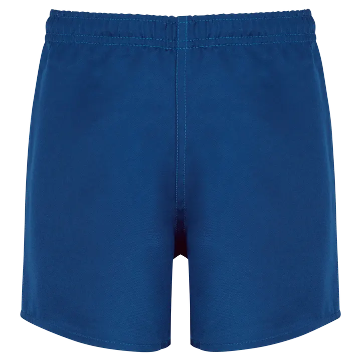 Short de rugby enfant Dark Royal Blue