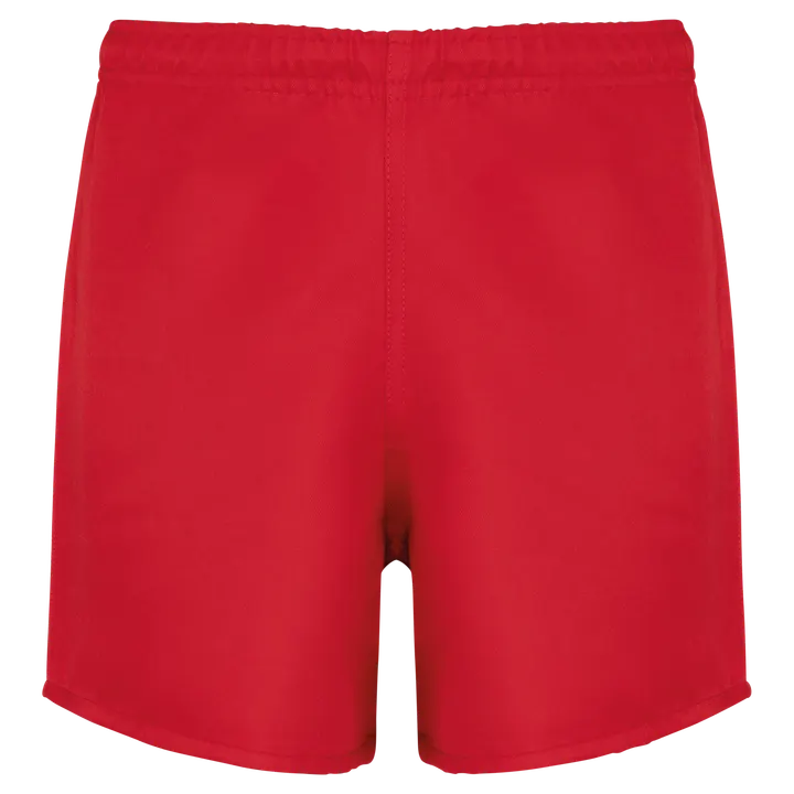 Short de rugby enfant Sporty Red