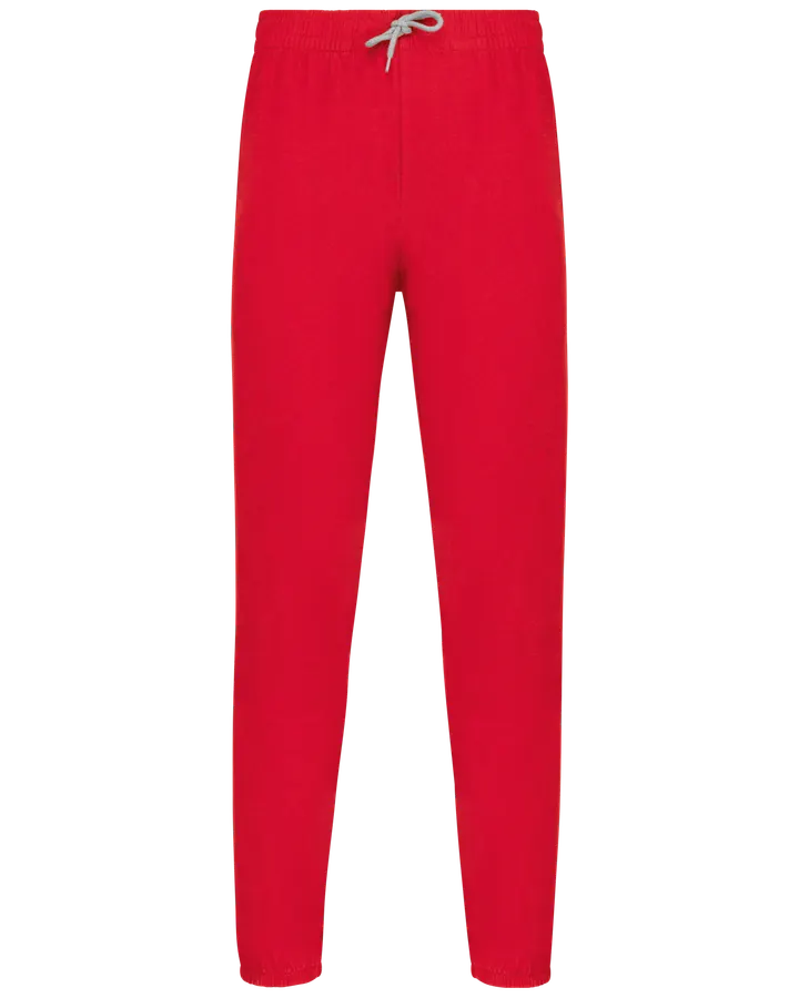 Pantalon de jogging en coton léger unisexe Red