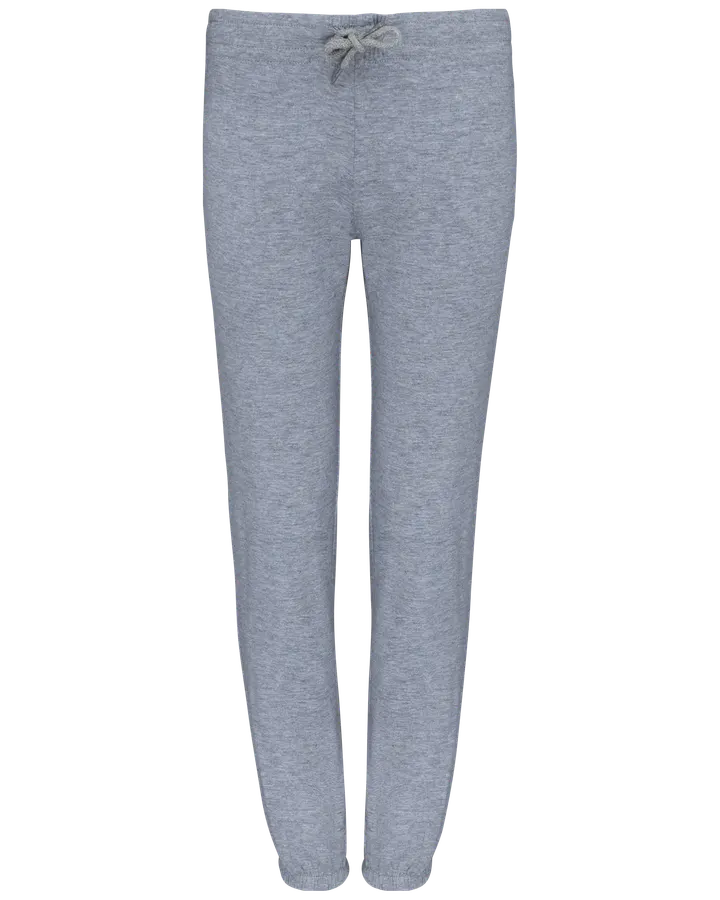 Kinder-Jogginghose. Leichte Baumwolle Oxford Grey