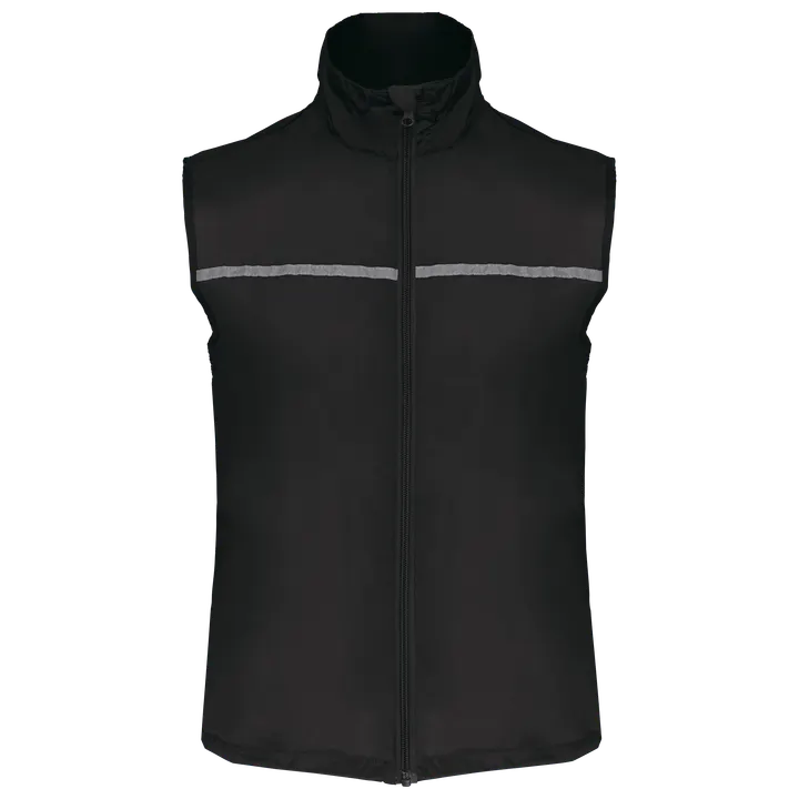 Runner - gilet d'entraînement dos filet unisexe Black