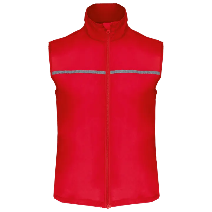 Runner - gilet d'entraînement dos filet unisexe Red