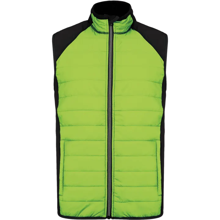 Sportweste aus Bi-Material Lime / Black