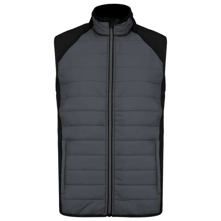 Sportweste aus Bi-Material sporty grey / Black