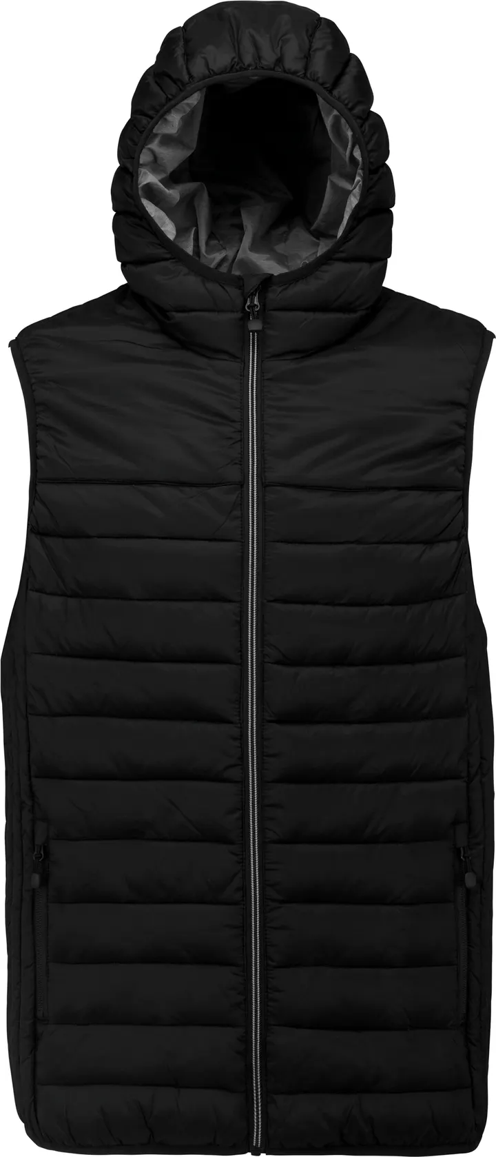 Bodywarmer à capuche Black
