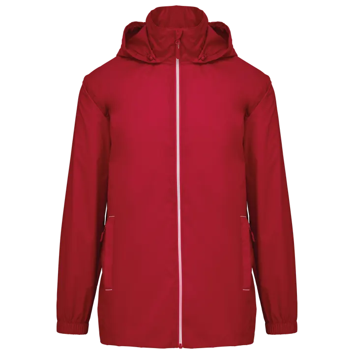 Unisex-Regenjacke für Erwachsene Sporty Red