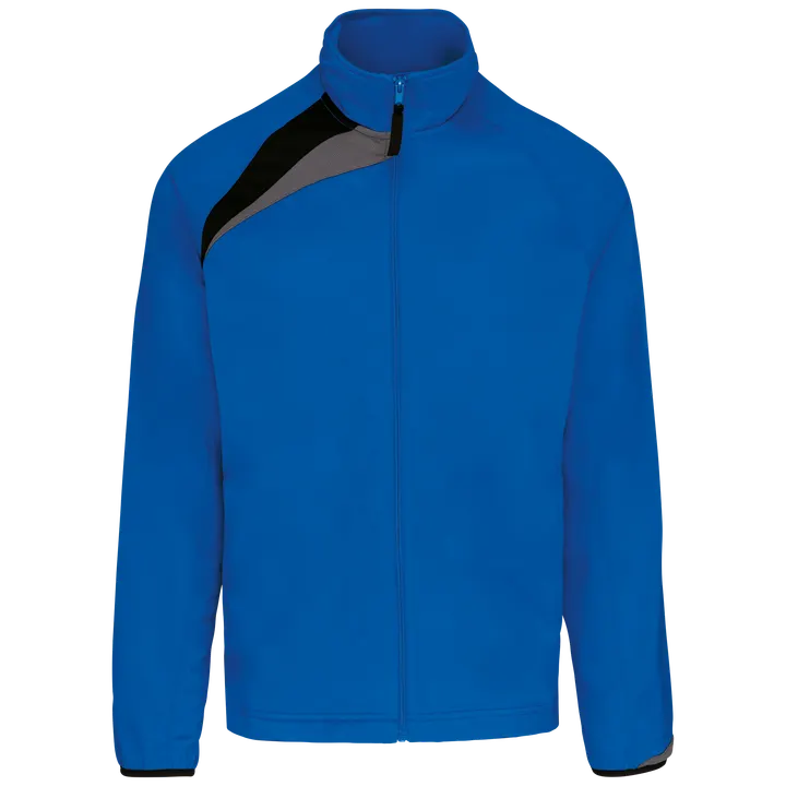 Trainingsjacke Sporty Royal Blue / Black / Storm Grey