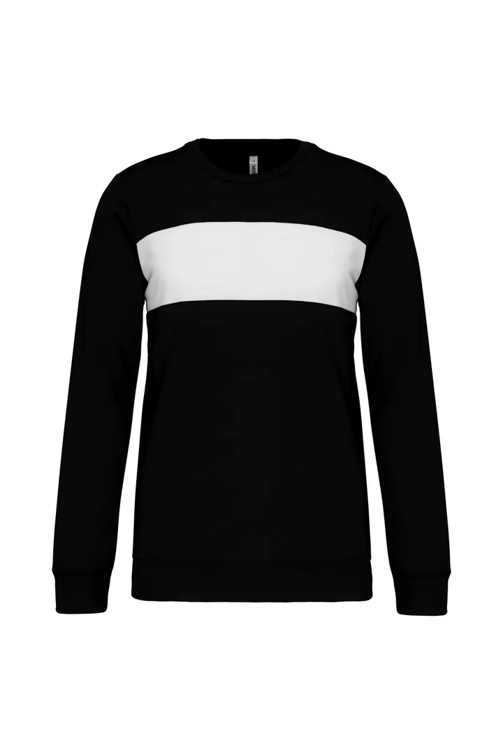 Kinder-Sweatshirt aus Polyester Black / White