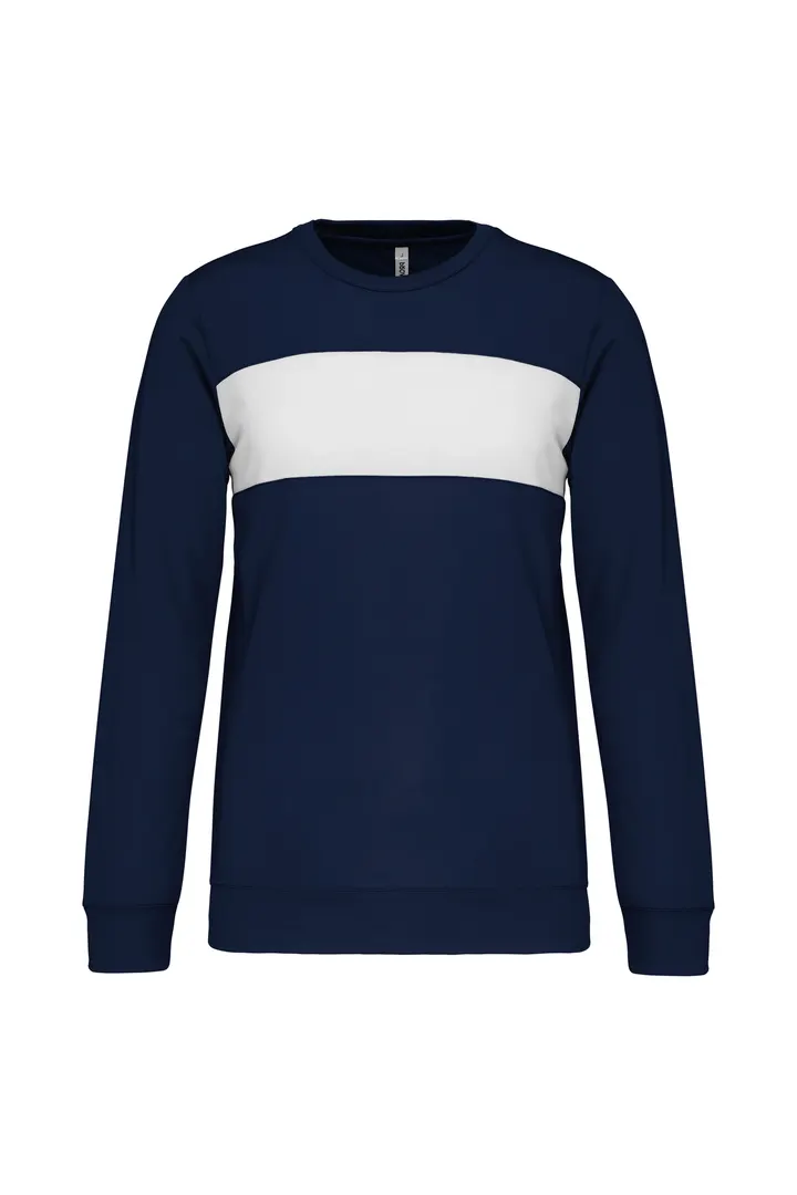 Kinder-Sweatshirt aus Polyester Sporty Navy / White