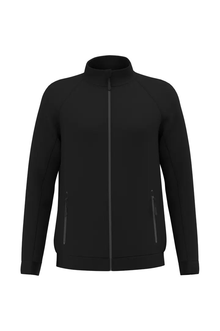 Veste à col montant homme Black