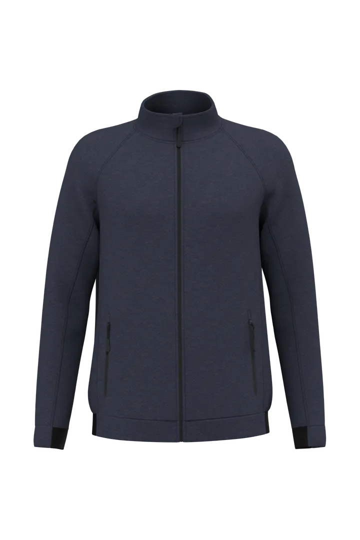 Veste à col montant homme French Navy Heather