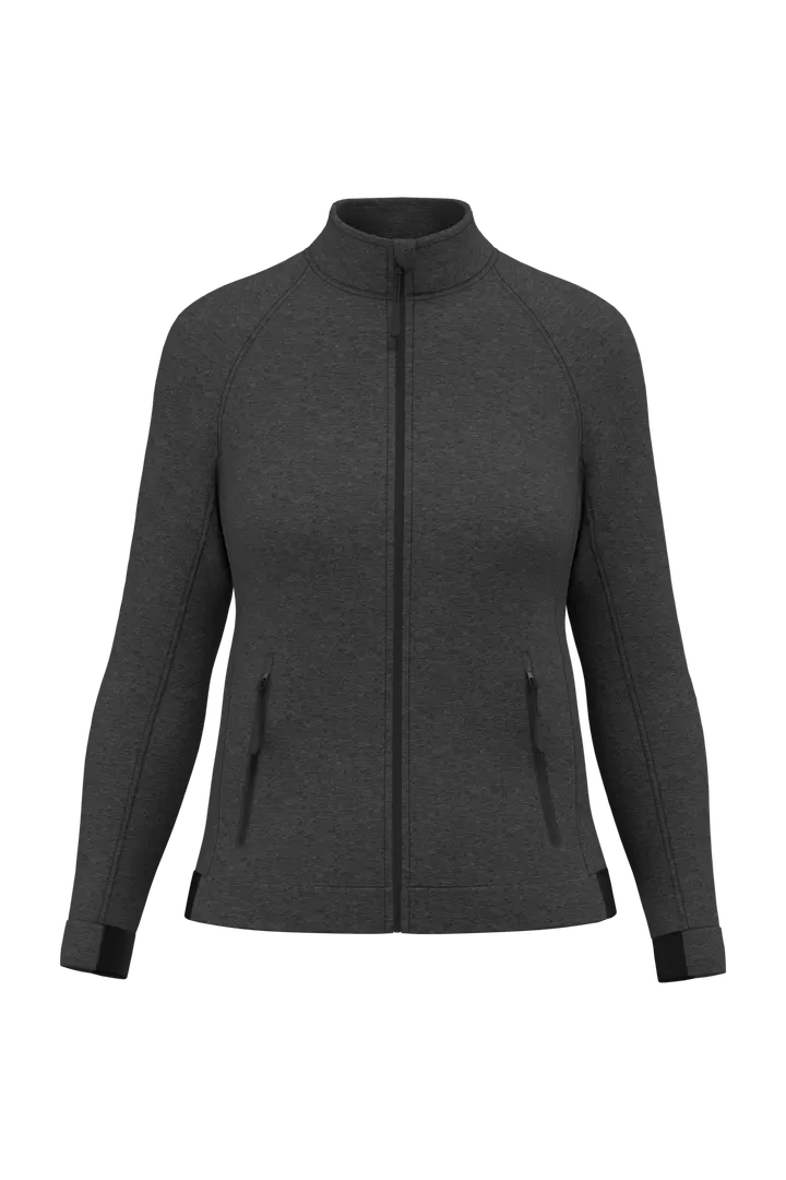Damenjacke mit hochgeschlossenem Kragen Deep Grey Heather
