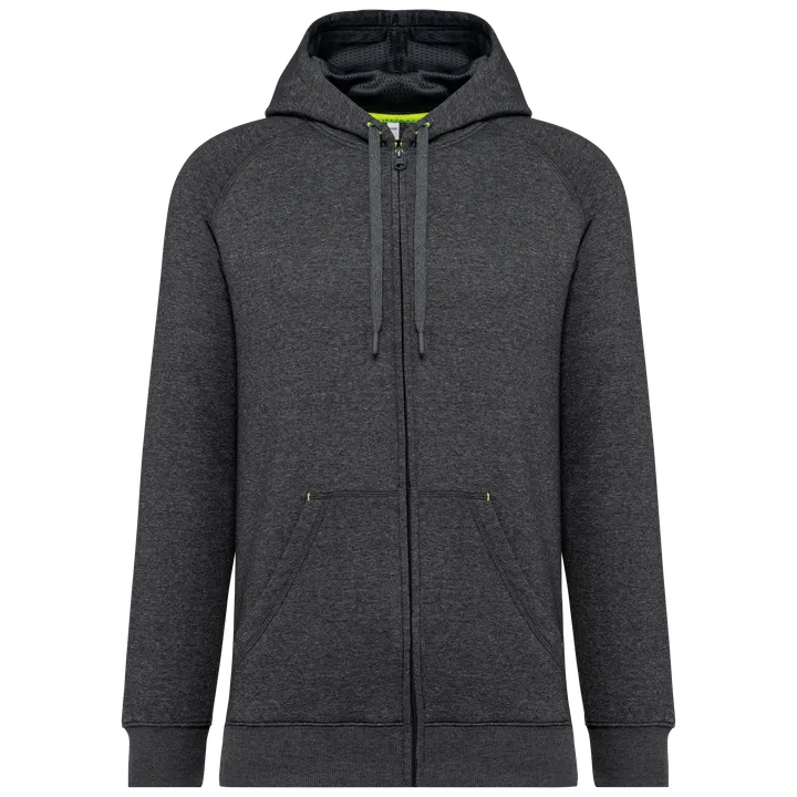 Veste zippée à capuche unisexe Dark Grey Heather