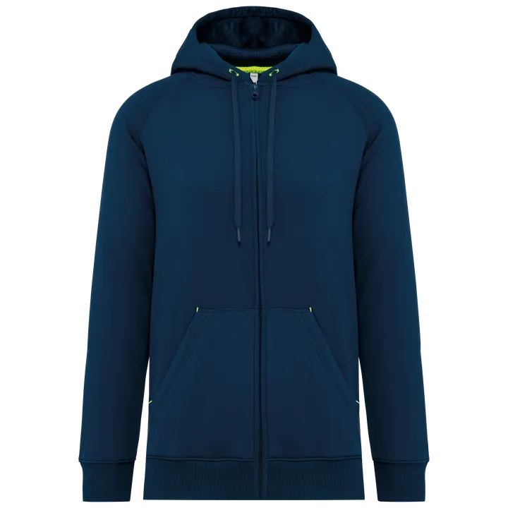 Veste zippée à capuche unisexe Sporty Navy