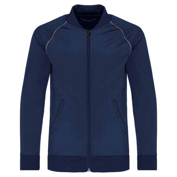 Veste de survêtement zippée avec liseré enfant Sporty Navy