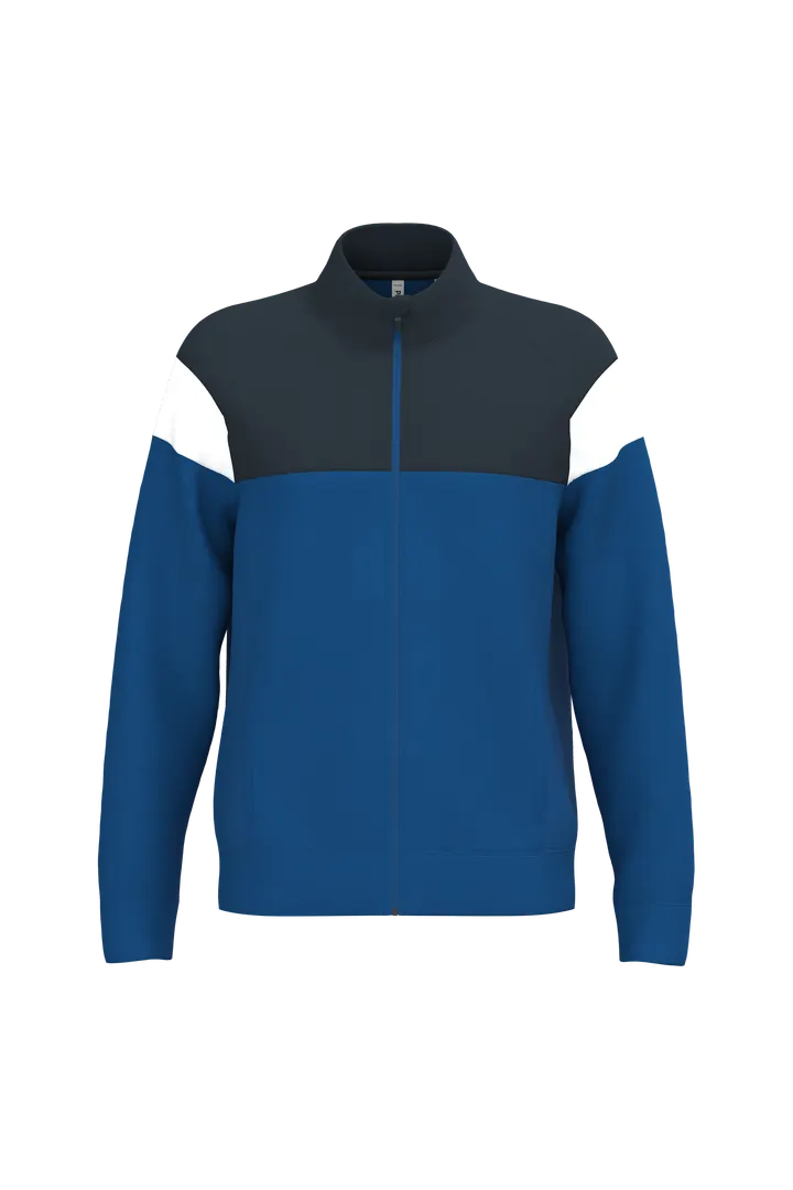 Unisex-Trainingsjacke mit Reißverschluss Dark Royal Blue / Navy