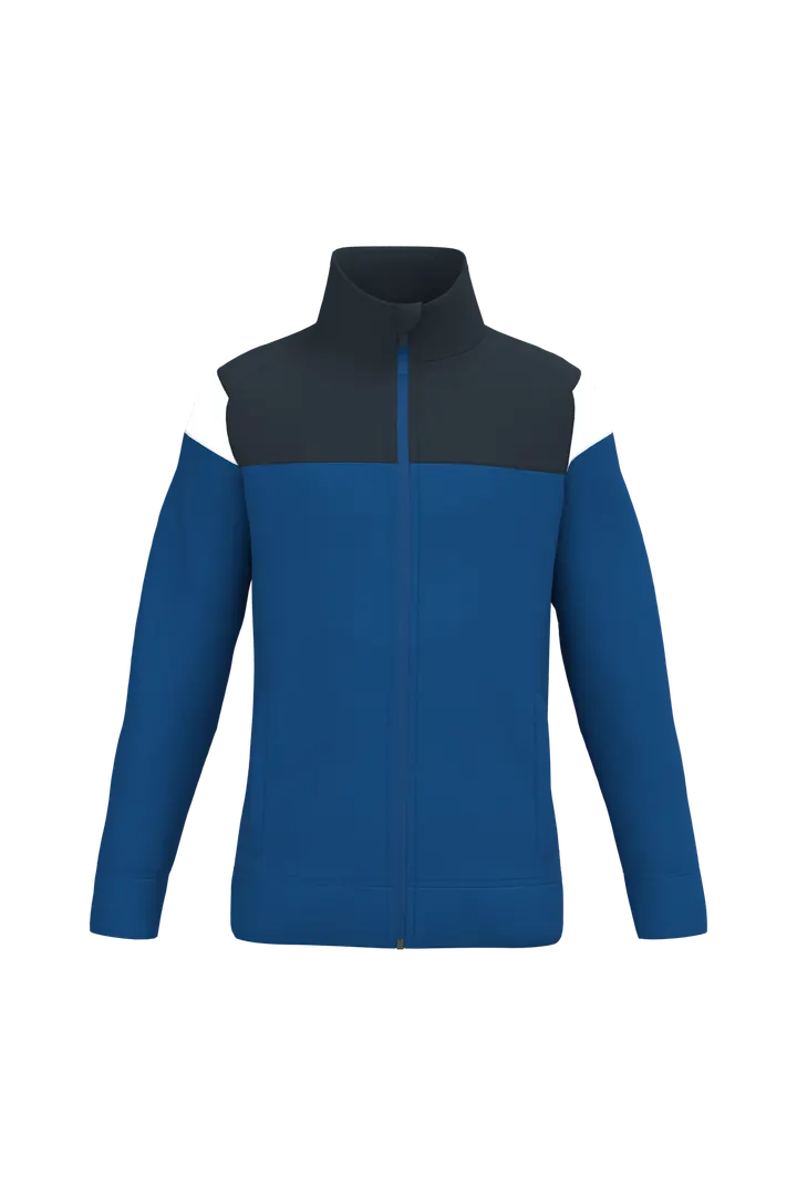 Kinder Trainingsjacke mit Reißverschluss Dark Royal Blue / Navy