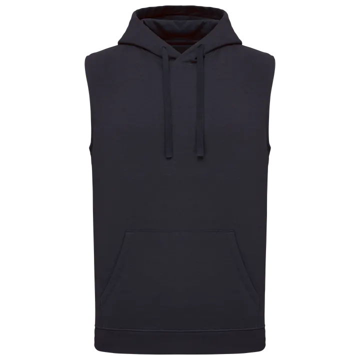 Unisex-Kapuzenpullover ohne Ärmel Navy