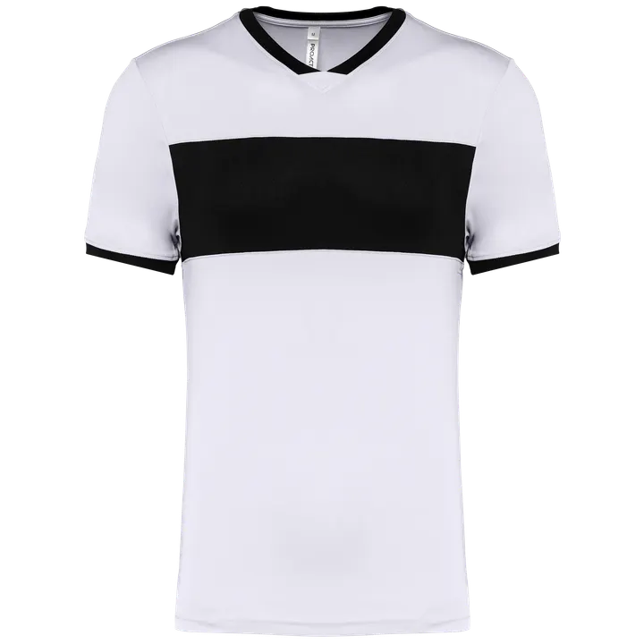 Unisex-Multisport-Kurzarmtrikot White / Black