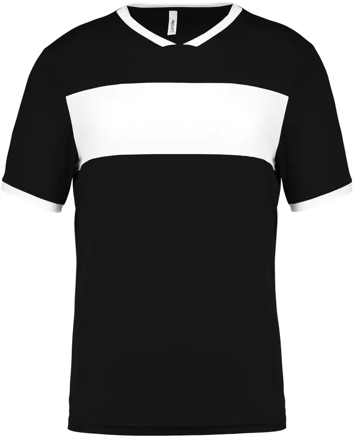 Kinder-Multisport-Kurzarmtrikot Black / White