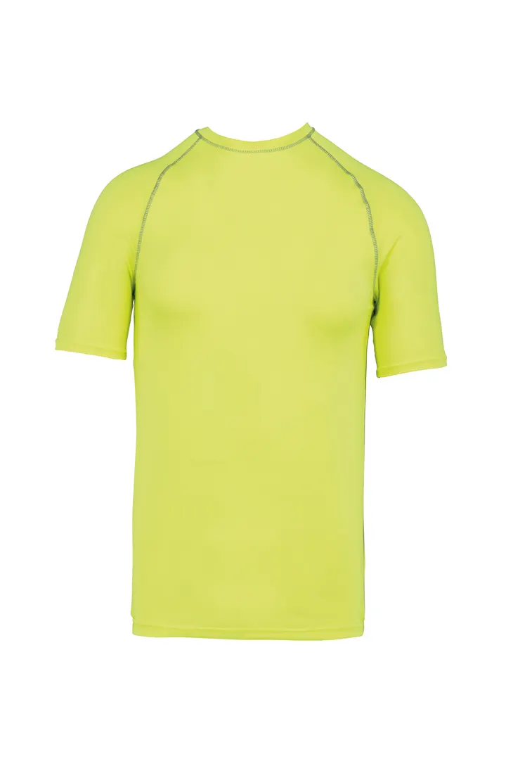 Unisex-Funktionsshirt Kurzarm und UV-Schutz Fluorescent Yellow