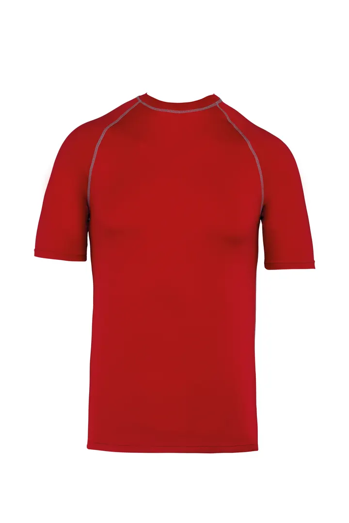 Unisex-Funktionsshirt Kurzarm und UV-Schutz Sporty Red