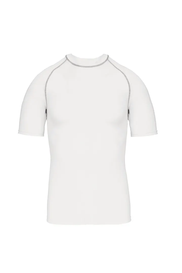 Kinder-Funktionsshirt Kurzarm und UV-Schutz White
