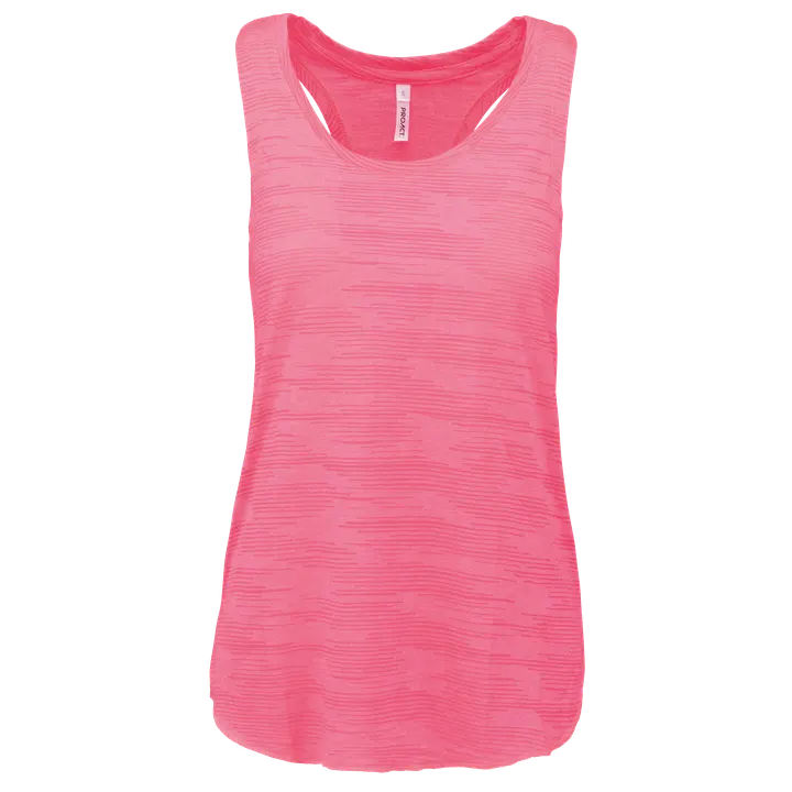 Damen-Sport-Top Fluorescent Pink
