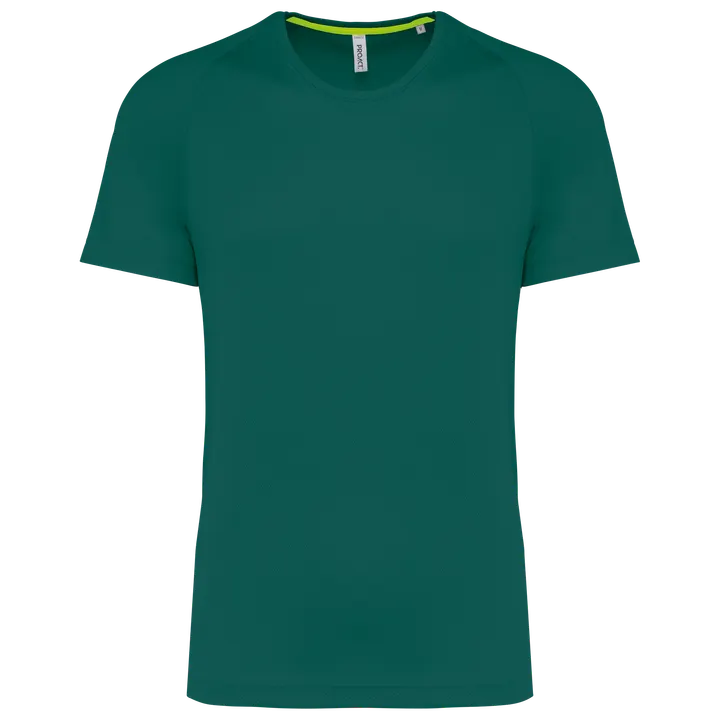 Herren-Sportshirt aus Recyclingmaterial mit Rundhalsausschnitt Gingko Green