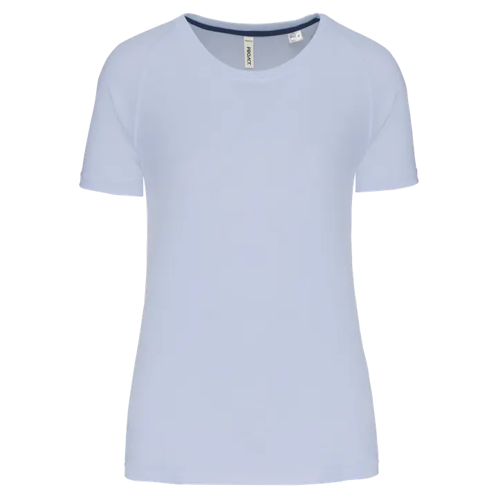 Damen-Sportshirt aus Recyclingmaterial mit Rundhalsausschnitt Iceberg Blue
