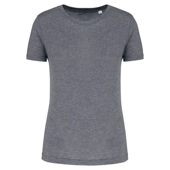 Damen-Triblend-Sportshirt mit Rundhalsausschnitt Grey Heather
