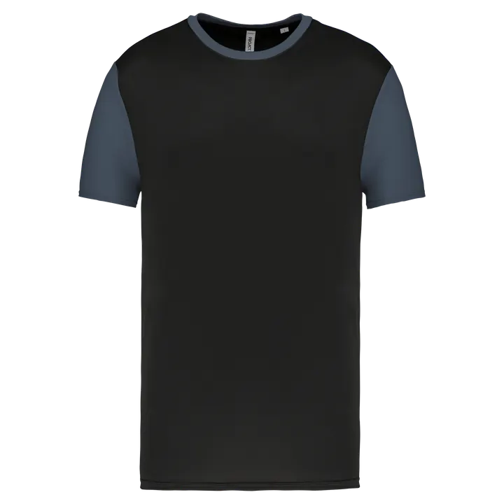 Unisex-Multisport-Kurzarmtrikot zweifarbig Black / sporty grey
