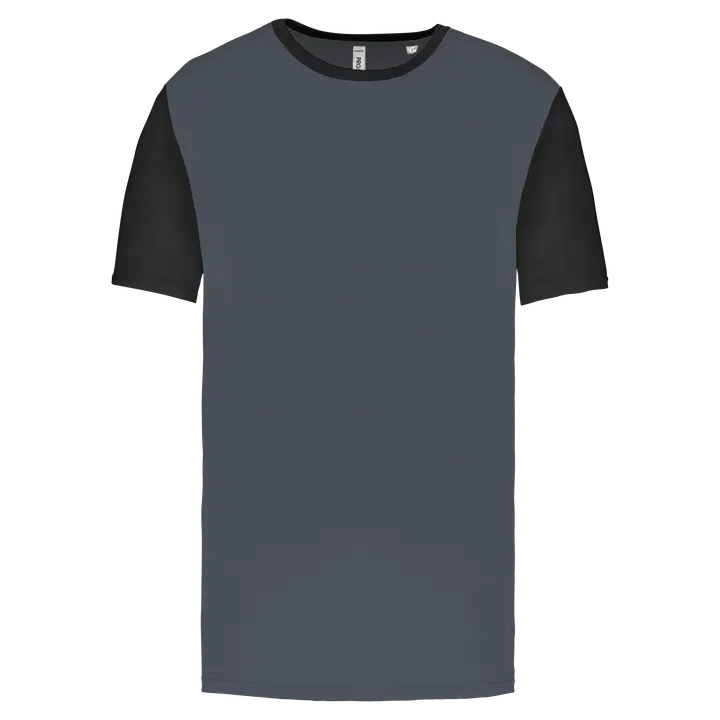 Unisex-Multisport-Kurzarmtrikot zweifarbig sporty grey / Black