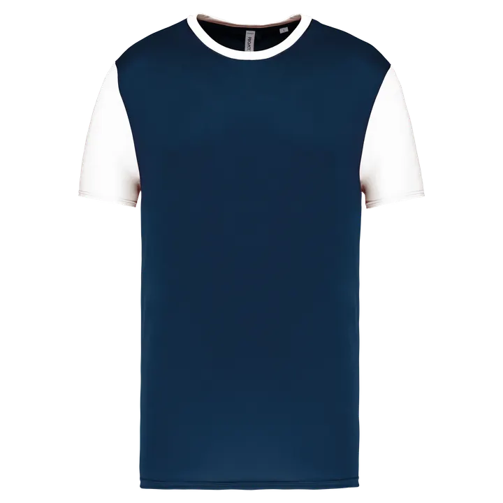 Unisex-Multisport-Kurzarmtrikot zweifarbig Sporty Navy / White