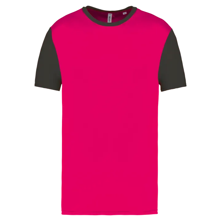 Unisex-Multisport-Kurzarmtrikot zweifarbig Sporty Pink / Dark Grey