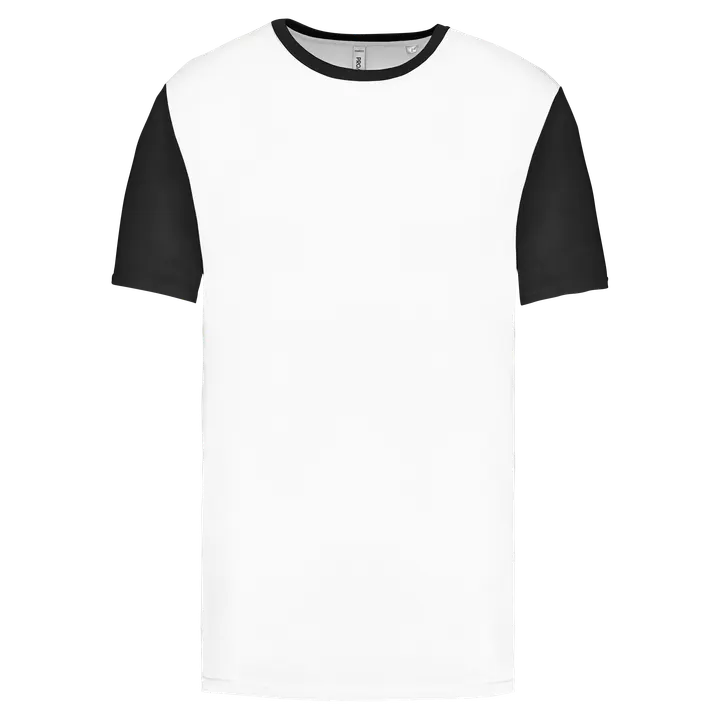 Unisex-Multisport-Kurzarmtrikot zweifarbig White / Black
