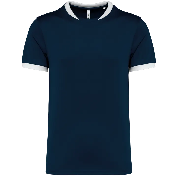 Rugby-Trikot mit kurzen Ärmeln, Unisex Sporty Navy