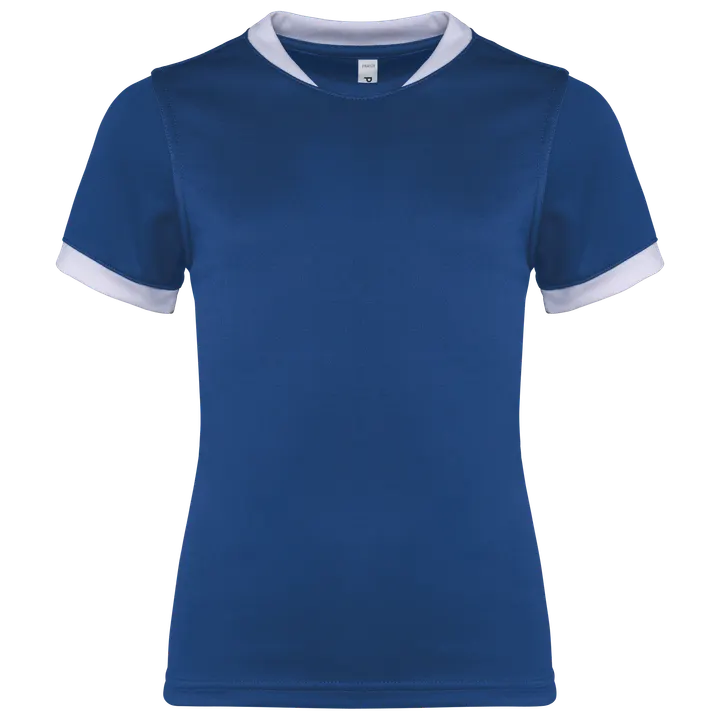 Rugby-Trikot mit kurzen Ärmeln für Kinder Dark Royal Blue