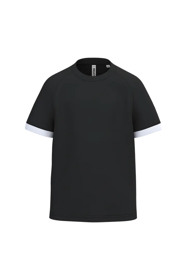 Kinder Multisporttrikot aus Polyester Black / White
