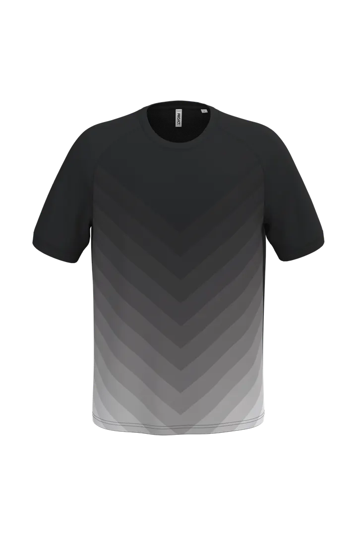 Unisex-Multisporttrikot aus sublimiertem Polyester Black