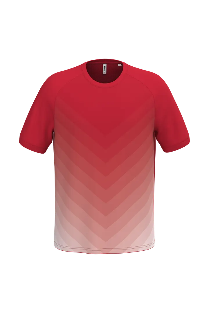 Unisex-Multisporttrikot aus sublimiertem Polyester Sporty Red