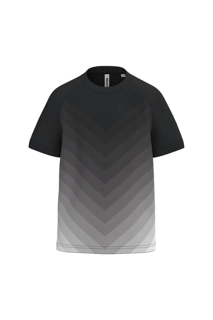 Kinder Multisporttrikot aus sublimiertem Polyester Black