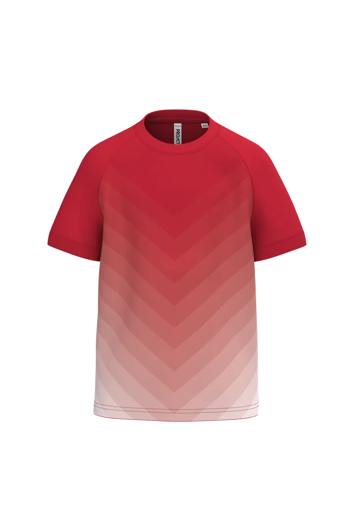 Kinder Multisporttrikot aus sublimiertem Polyester Sporty Red