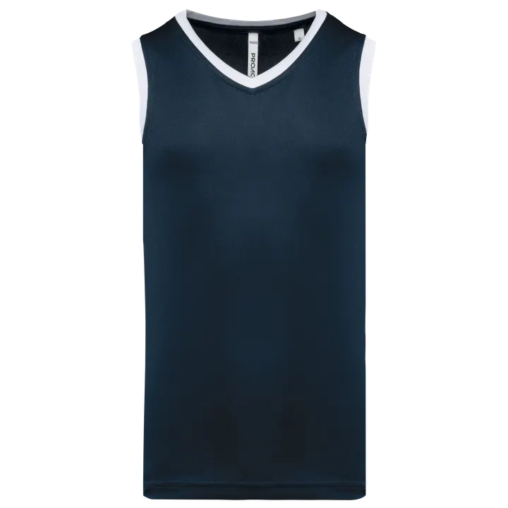 Herren Basketball Trikot Navy / White