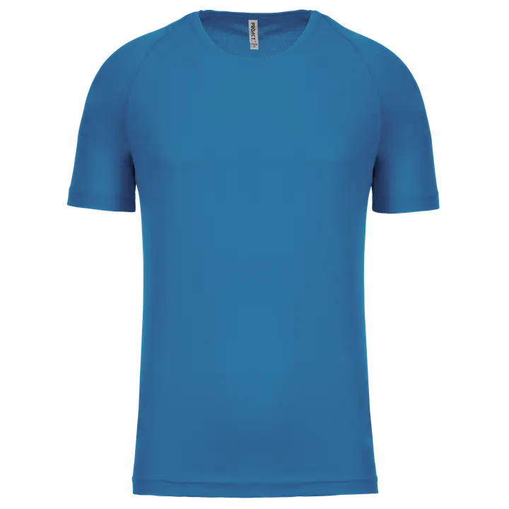 Kurzarm sportshirt Aqua Blue