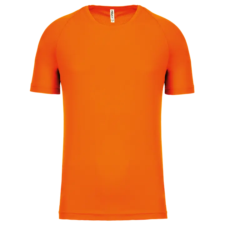 Kurzarm sportshirt Fluorescent Orange